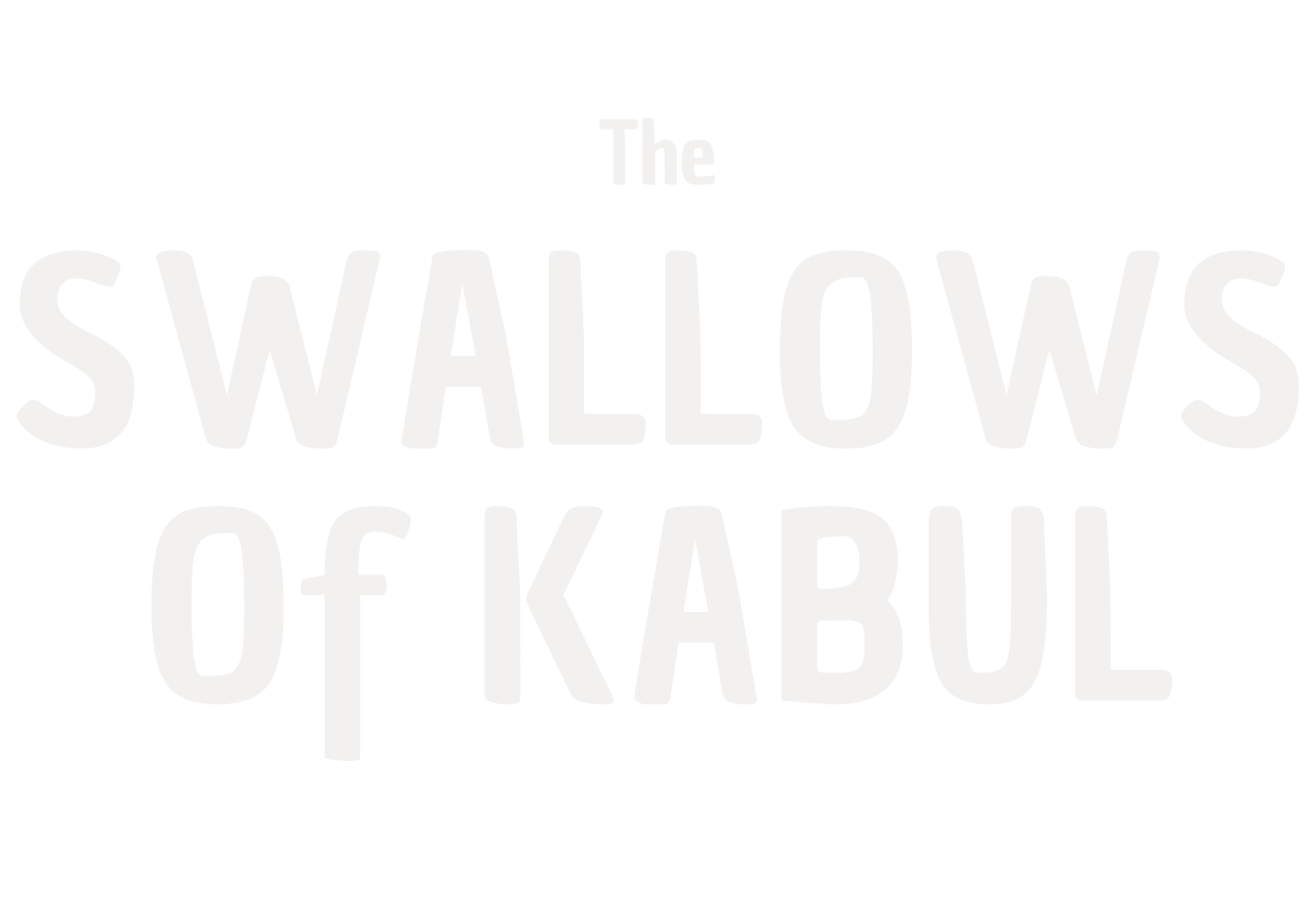 The Swallows of Kabul